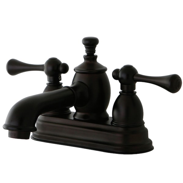KS7005BL 4" Centerset Bathroom Faucet, Oil Rubbed Bronze